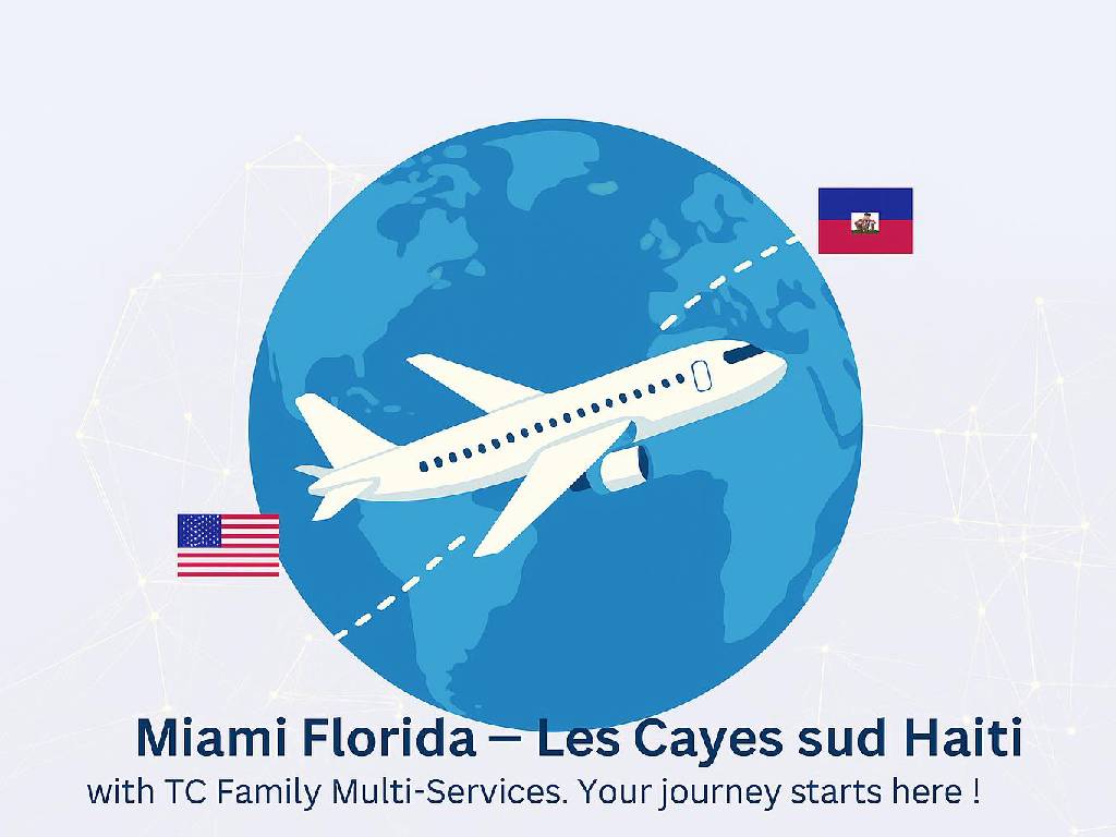 MIAMI FLORIDA - LES CAYES SUD HAITI